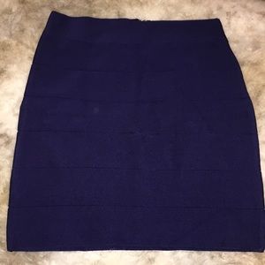 Bebe Bodycon Skirt (Navy) **NWT**
